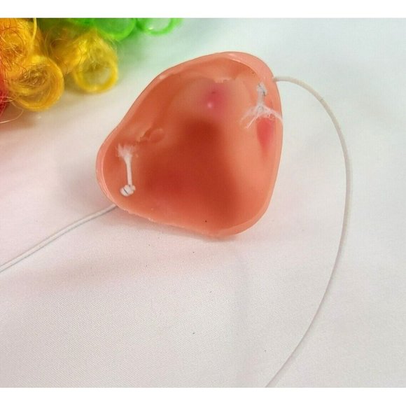 Party Clown Rainbow Curly Wig Child Size Halloween Costume Accessory Funny Nose - Picture 9 of 9